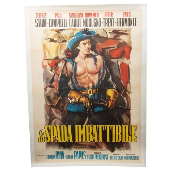 Italian Movie Poster: The Gascon Sword