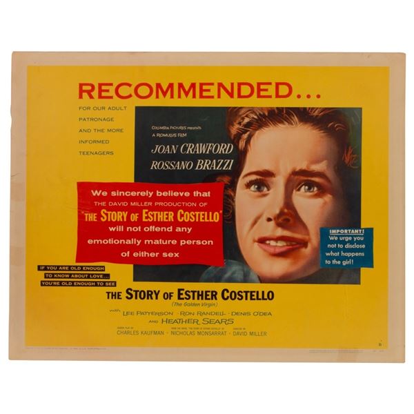 The Story of Esther Costello - Movie Poster