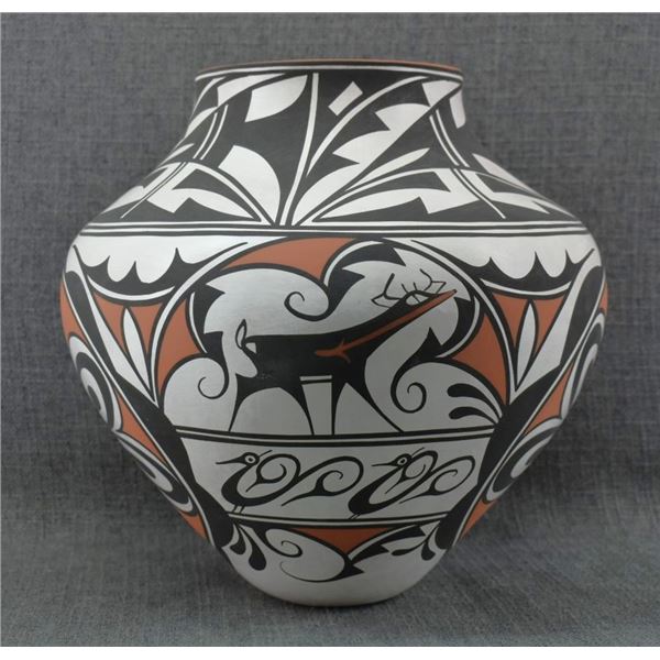 ZUNI POTTERY OLLA (ANDERSON PEYNETSA)