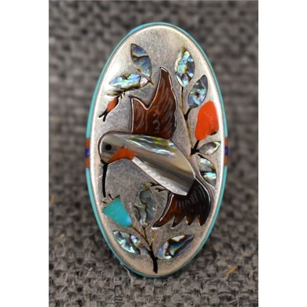 NAVAJO /ZUNI RING (JACOB & IRENE LIVINGSTON)