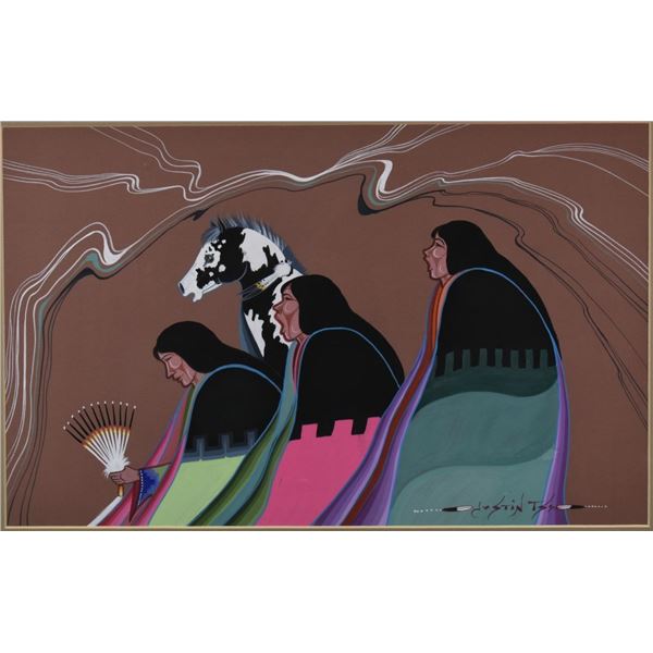 NAVAJO PAINTING (JUSTIN TSO)