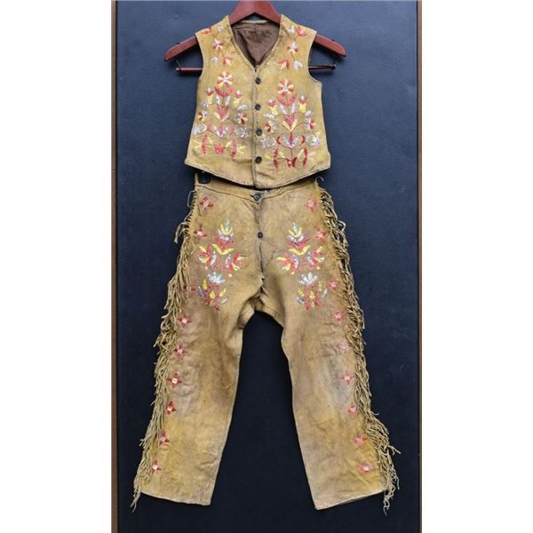 SANTEE SIOUX QUILLED OUTFIT