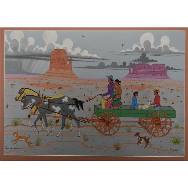 NAVAJO PAINTING (JERRY LEE "HOSTEEN NEZ")