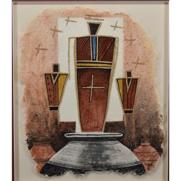 NAVAJO EMBOSSED PAPER (BENSON HALWOOD )