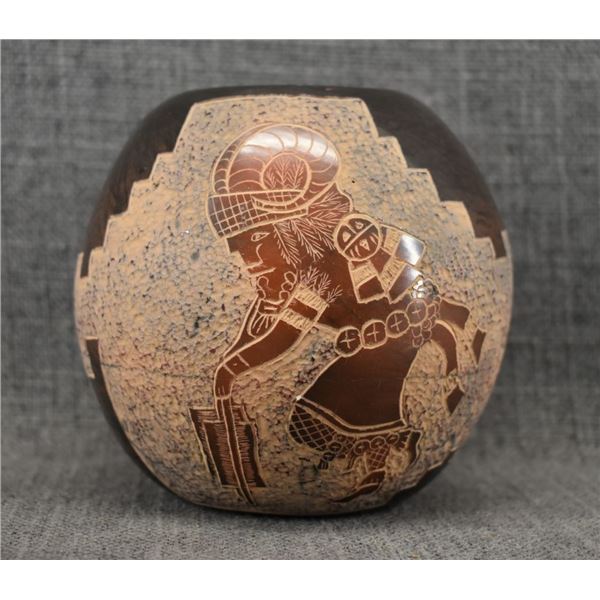 SANTA CLARA POTTERY VASE (DAN TAFOYA)