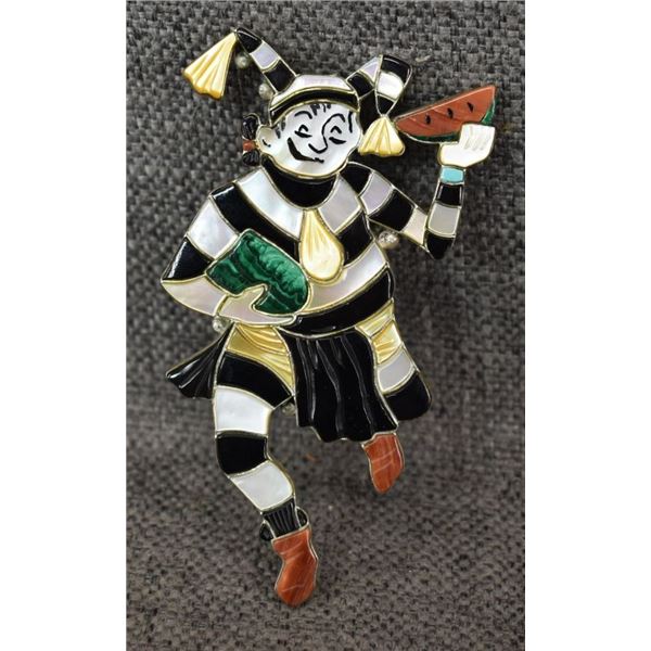 ZUNI PIN PENDANT (VIRGIL AND SHIRLEY BENN)