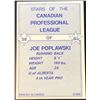 Image 2 : 1981 JOGO CFL JOE POPLAWSKI (HOF)
