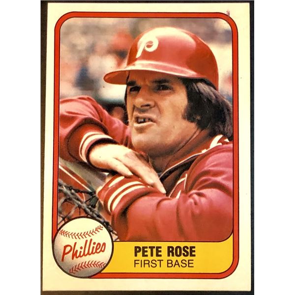 1981 FLEER PETE ROSE