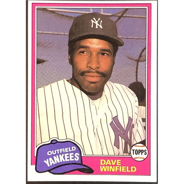1981 TOPPS DAVE WINFIELD (HOF)