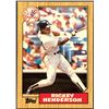 Image 1 : 1987 TOPPS RICKEY HENDERSON (HOF)