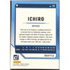 Image 2 : 2024 DONRUSS YELLOW PARALLEL ICHIRO SUZUKI (HOF)