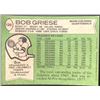 Image 2 : 1978 TOPPS BOB GRIESE (HOF)