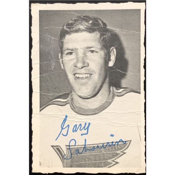 1970-71 O-PEE-CHEE GARY SABOURIN DECKLE EDGE