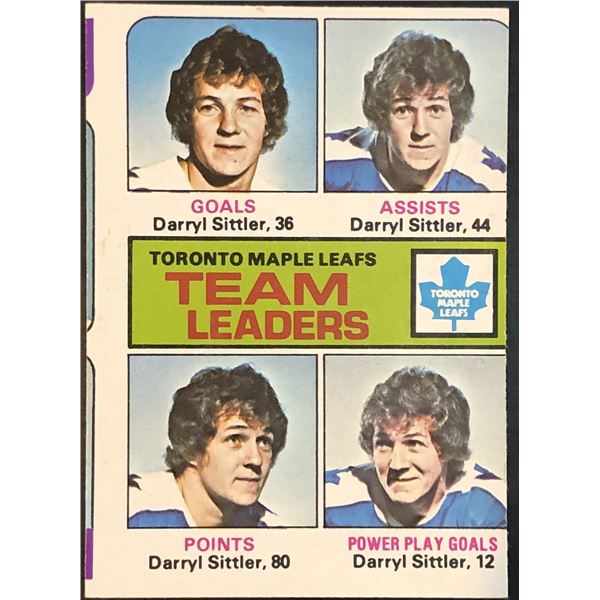 1975-76 NHL O-PEE-CHEE DARRYL SITTLER (HOF)