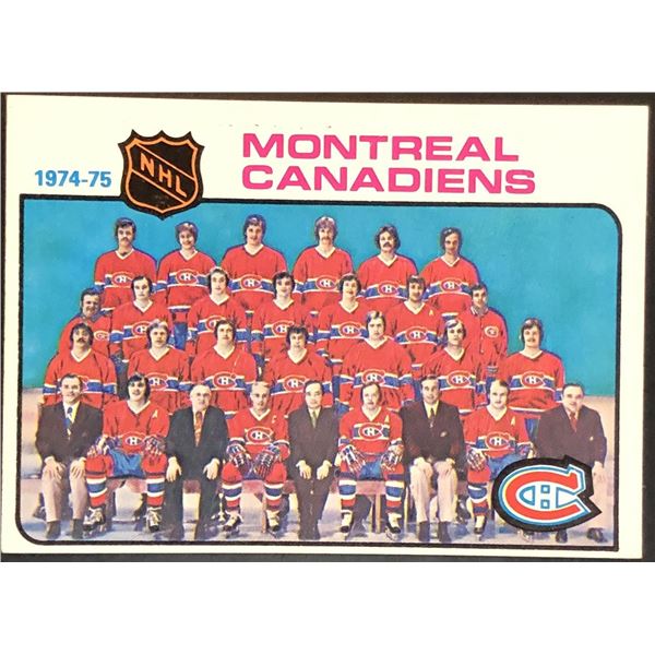 1975-76 NHL TOPPS MONTREAL CANADIENS