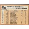 Image 2 : 1975-76 NHL TOPPS MONTREAL CANADIENS