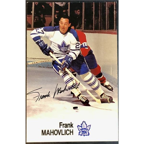 1988-89 ESSO FRANK MAHOVLICH (HOF)