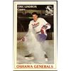 Image 1 : 1989-90 JR. CARD - OSHAWA GENERALS (OHL) - ERIC LINDROS (HOF)