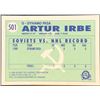 Image 2 : 1990-91 O-PEE-CHEE ARTURS IRBE ROOKIE CARD