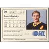 Image 2 : 1991-92 JUNIOR CARD - BRENT GRETZKY