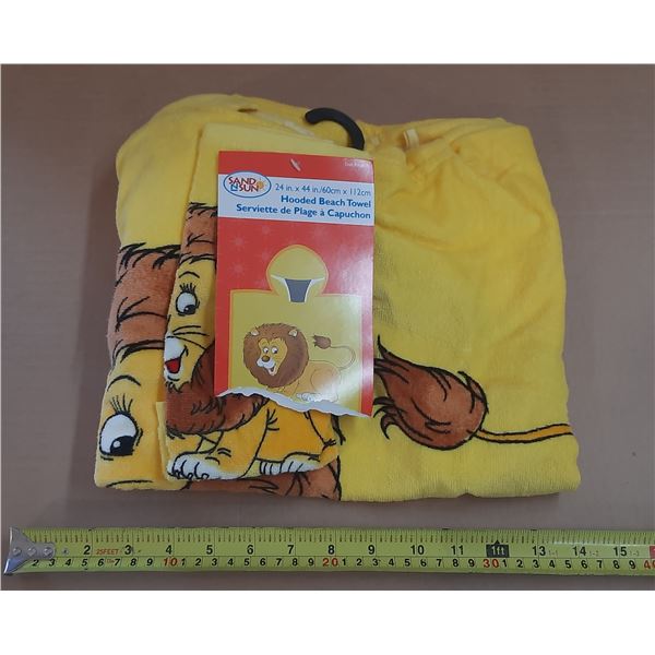 New Hoaded Beach Towel - Yellow.