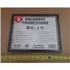 Image 1 : 2 Document Frames 8 1/2 x 11.