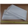 Image 3 : 4 Large White Trays.