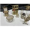 Image 2 : Brass Doll House Miniature Furniture