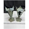 Image 1 : 2x Metal Candle Holder