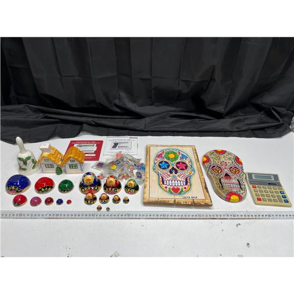Miscenlleneous Items (Toys, Figurines, Frames, Pins, Wooden Nesting Dolls