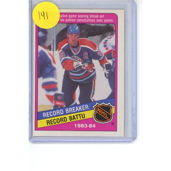 1984-85 Gretzky Record Breaker OPC #388