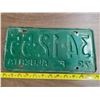 Image 2 : 1973 alberta license plate- 34-12-85