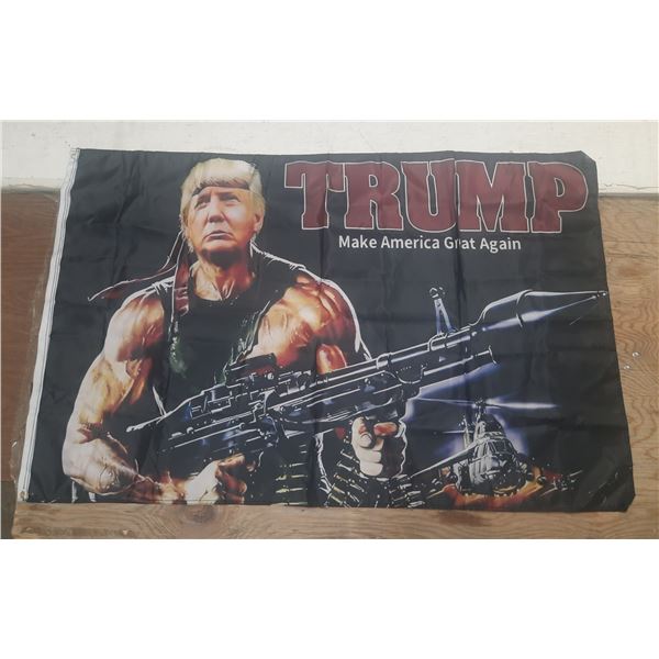Trump Man Flag - Make America Great - (37" X 56")