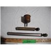 Image 1 : Vintage coleman copper funnel + 2 air pumps