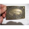 Image 2 : Association of american railroads brass belt buckle