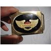 Image 2 : Solid brass suzuki motor cycle belt buckle