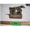Image 1 : (1) cast iron hunting dog book end