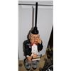 Image 1 : Funny pants down butler toilet paper holder (total height 42.5 in )