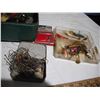Image 5 : Vintage victor tackle box with fishing supplies