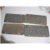 Image 4 : (3) 1970 sk license plates + (1) 1973 sk license plate