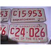 Image 3 : (2) pairs 1971, 73 sk license plates\