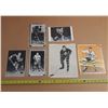 Image 1 : Lot  of (6) Hockey Photos Pete Mahoulich, Frank Mahoulish,, Bee Hive, Ouakev Oats.