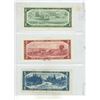 Image 2 : 1954 $1, $2, $5 Canadian Dollar.