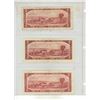 Image 2 : (3) 1954 $2 Canadian Dollar.