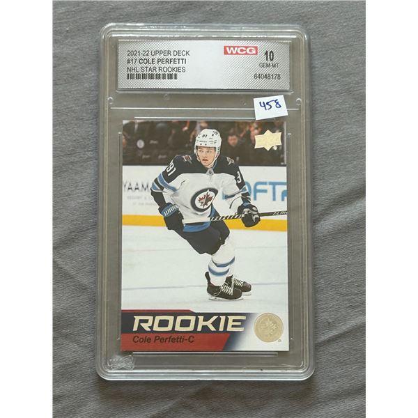 Cole Perfetti - Rookie Card - Graded Gem Mint