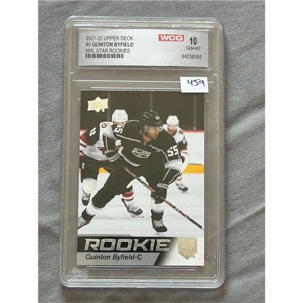 Quinton Byfield - Rookie Card - Graded Gem Mint