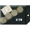 Image 1 : 463  CANADA  1960,’64,’65,’66  25 CENT SILVER