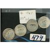 Image 1 : 474  CANADA  4-1967 25 CENT SILVER