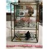 Image 1 : #535: Rectangular holder with mirror on rear wall, no door. 7” (18.5 cm) wide x 10[x=#8221/