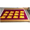 Image 1 : #547: Uncut pressed sheet of stamps. Chinese Year of the Ram: 12 x 1.25 = $15.00 face value.